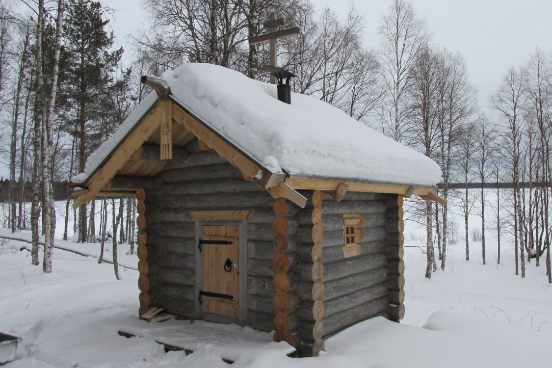 Церковь Троицы Живоначальной, Юрьева гора (Онежский район, Архангельская область). дополнительная информация, Новая часовня над пещерой прп. Диодора