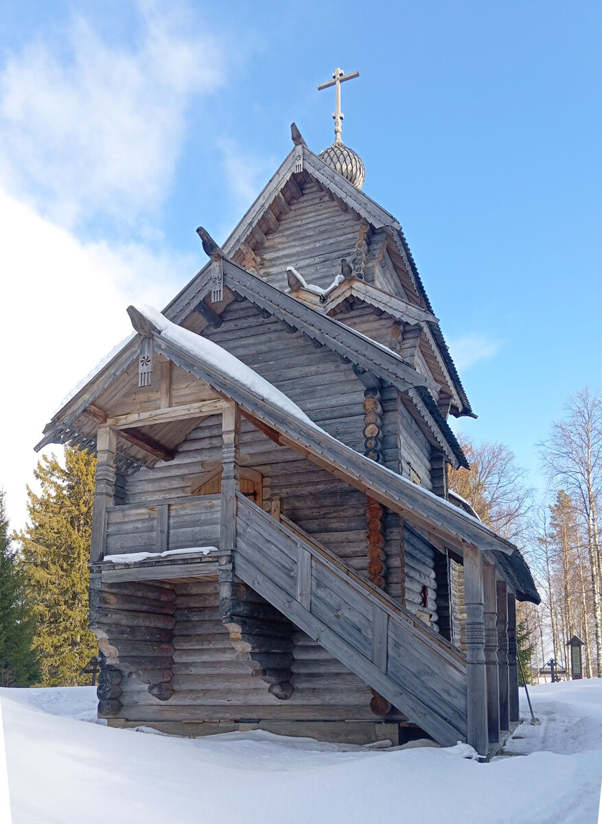 Церковь Троицы Живоначальной, Юрьева гора (Онежский район, Архангельская область). фасады