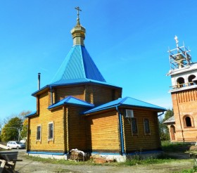 Красный Путь. Церковь Казанской иконы Божией Матери (деревянная)