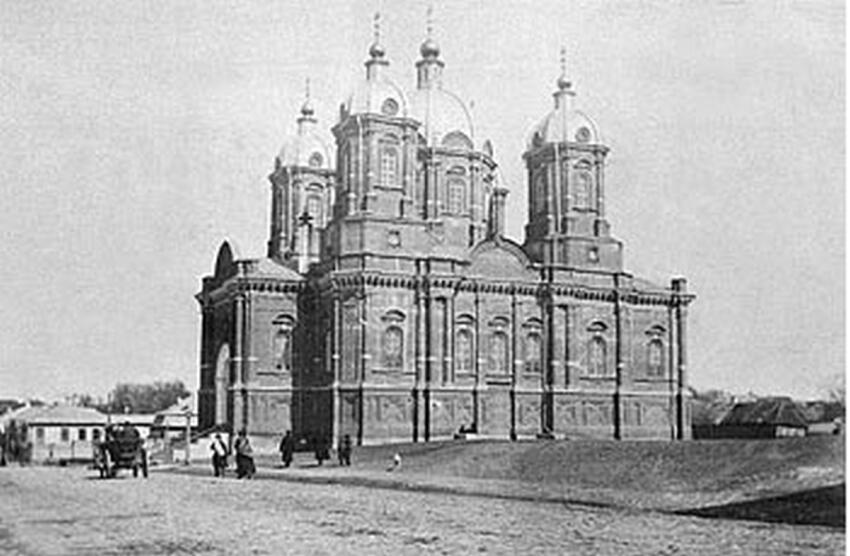Серпухов. Церковь Жён-мироносиц (новая). архивная фотография, 1912 год