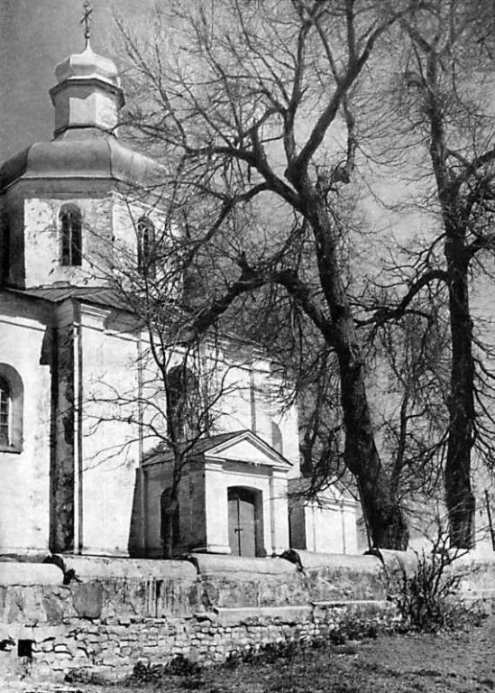 Церковь Покрова Пресвятой Богородицы, Сулимовка (Бориспольский район, Украина, Киевская область). архивная фотография, Покровская церковь в Сулимовке (1622-1629). Источник: Логвин Г.Н. «По Украине». – К.: «Мистецтво», 1968 г.