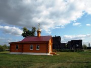 Церковь Троицы Живоначальной (новая), Справа за новой церковью - старый Троицкий храм<br>, Старый Токмак, Заинский район, Республика Татарстан
