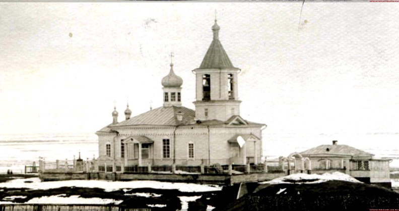 Церковь Василия Великого (старая), Салехард (Салехард, город, Ямало-Ненецкий автономный округ). архивная фотография, Ранее существовавшая церковь. Фото с сайта http://old.drahelas.ru