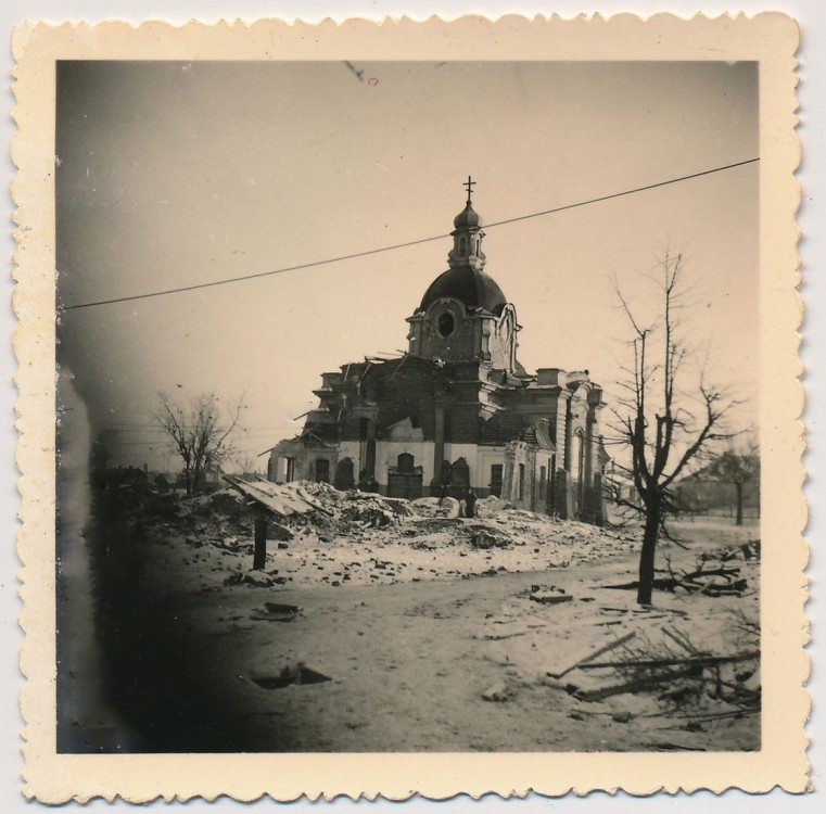 Церковь Николая Чудотворца (старая), Новосокольники (Новосокольнический район, Псковская область). архивная фотография, Фото 1941 г. с аукциона e-bay.de
