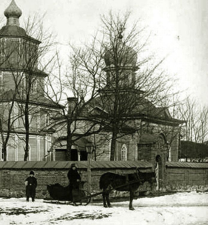 Церковь Сергия Радонежского, Опочка (Опочецкий район, Псковская область). архивная фотография, Фото начала 1900-х гг