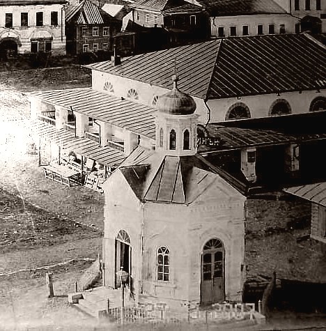 Неизвестная часовня, Гаврилов Посад (Гаврилово-Посадский район, Ивановская область). архивная фотография, Фото с сайта https://ok.ru/group/48069926977592/album/55914332160056
