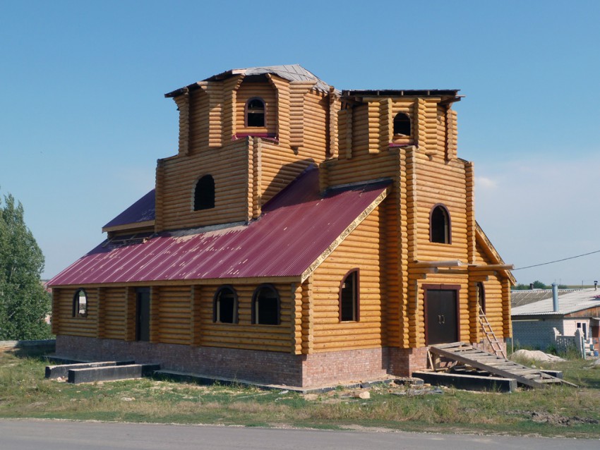 Церковь Вознесения Господня (новая), Жигули (Ставропольский район, Самарская область). документальные фотографии, строительство нового храма