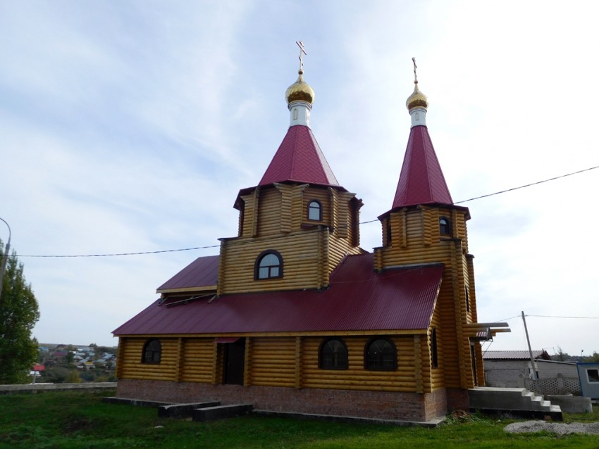 Жигули. Церковь Вознесения Господня (новая). фасады