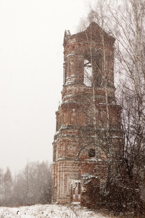 Церковь Казанской иконы Божией Матери, Седиково, урочище (Лежневский район, Ивановская область). фасады, Колокольня