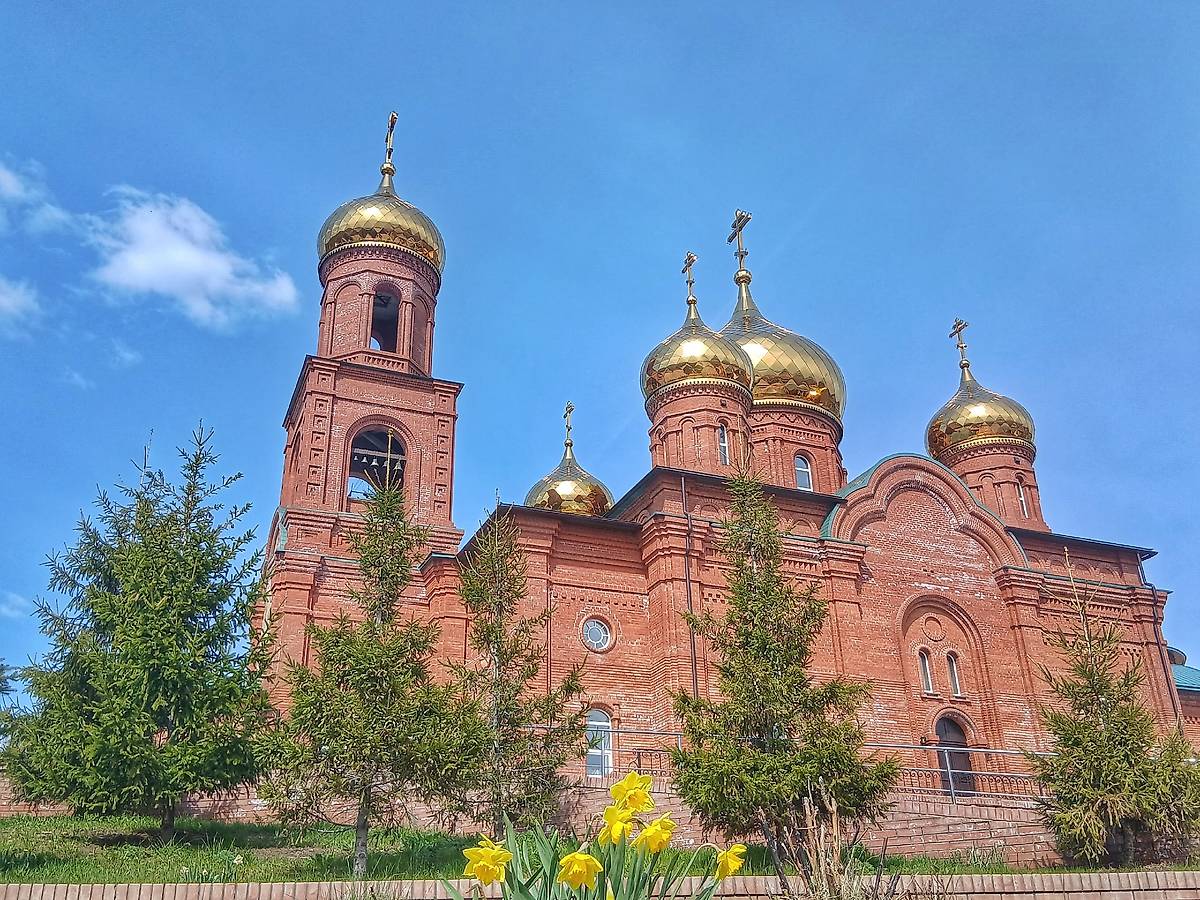 фасады. Воскресенский мужской монастырь. Церковь иконы Божией Матери "Отрада и Утешение", Портпосёлок (Тольятти, город, Самарская область)