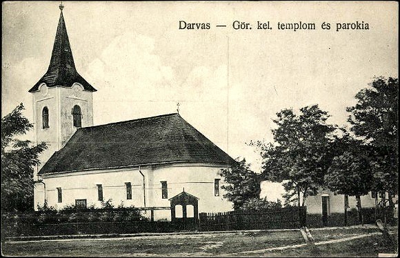 Церковь Михаила и Гавриила Архангелов, Дарваш (Венгрия, Прочие страны). архивная фотография, Источник: https://gallery.hungaricana.hu/en/SzerencsKepeslap/35906