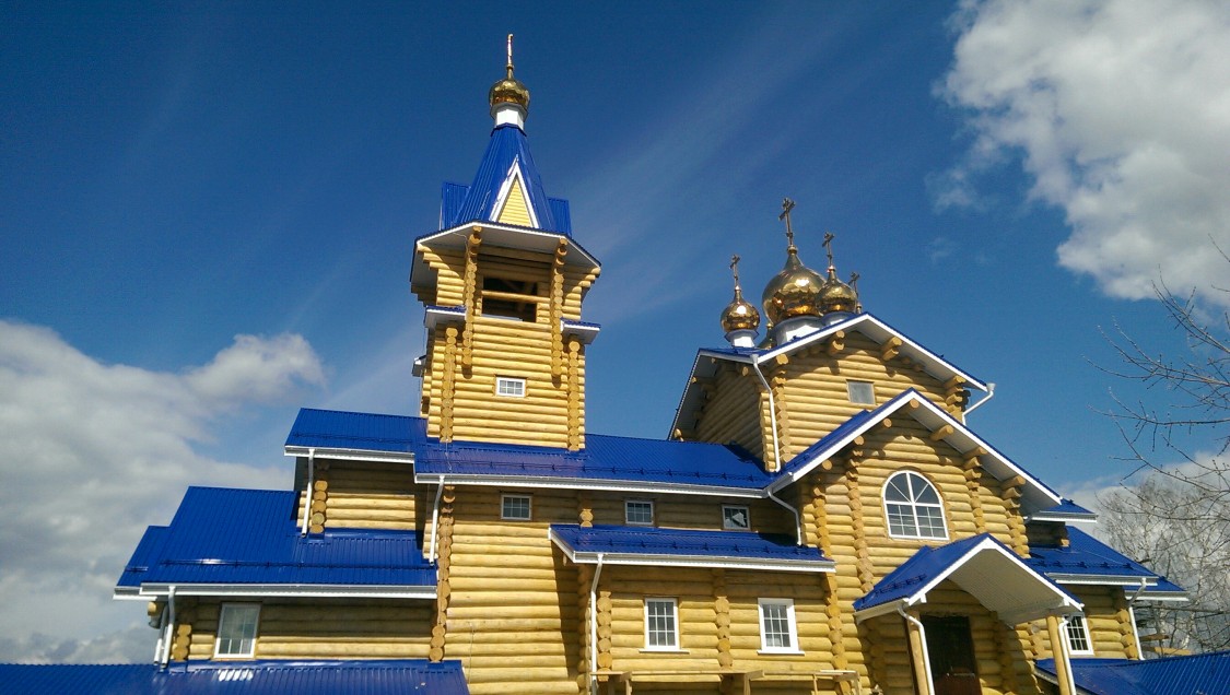 Церковь Казанской иконы Божией Матери, Шабровский (Екатеринбург (МО город Екатеринбург), Свердловская область). фасады
