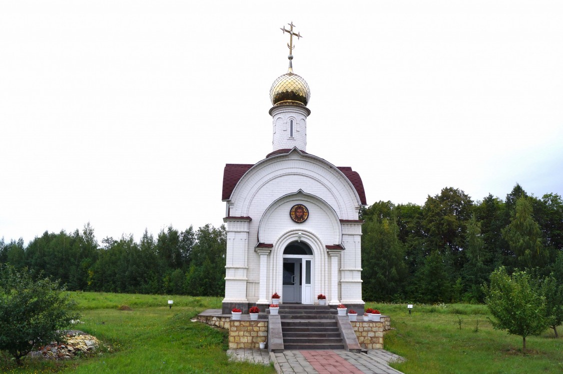 Часовня Николая Чудотворца, Замостье (Мичуринский район и г. Мичуринск, Тамбовская область). общий вид в ландшафте