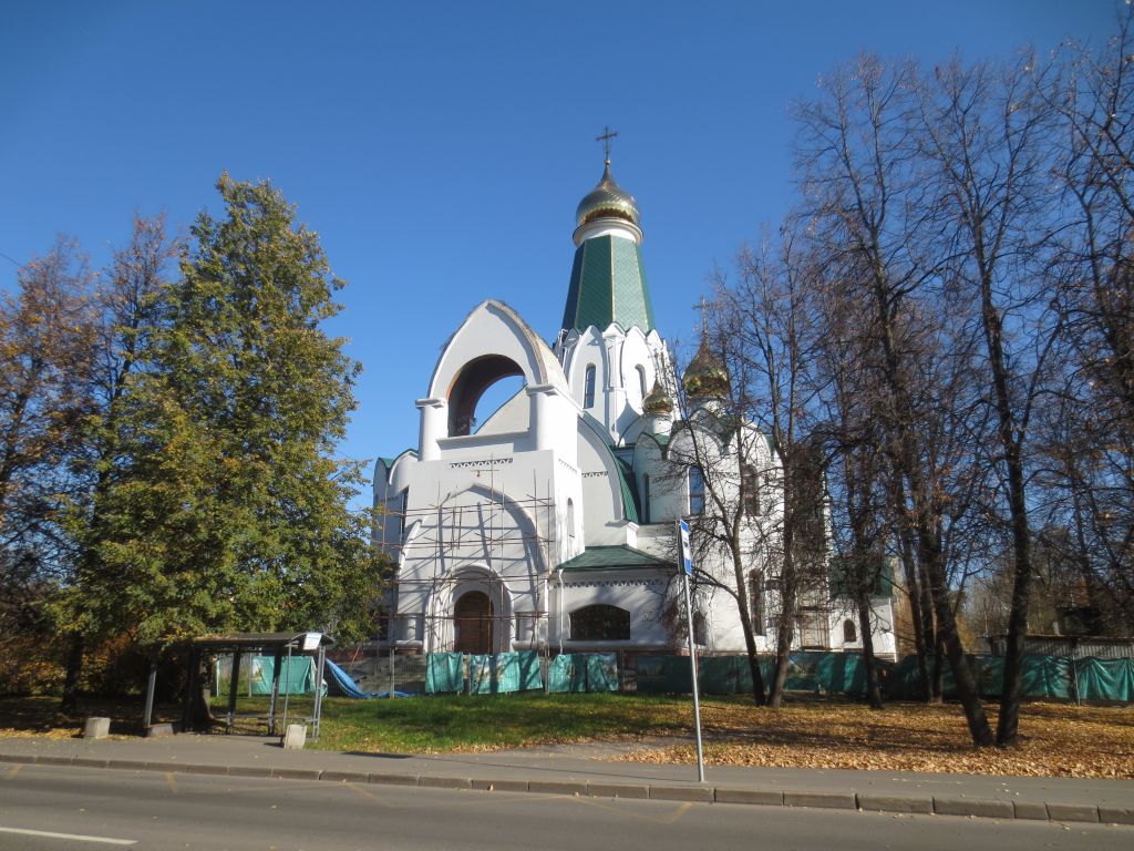 Северное Измайлово. Церковь Саввы Сторожевского в Северном Измайлове. документальные фотографии