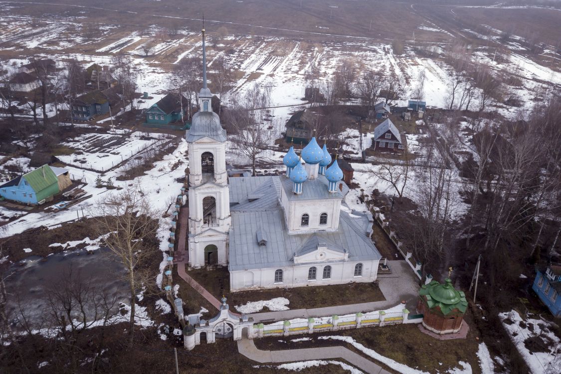 Аббакумцево. Церковь Благовещения Пресвятой Богородицы. фасады, Южный фасад