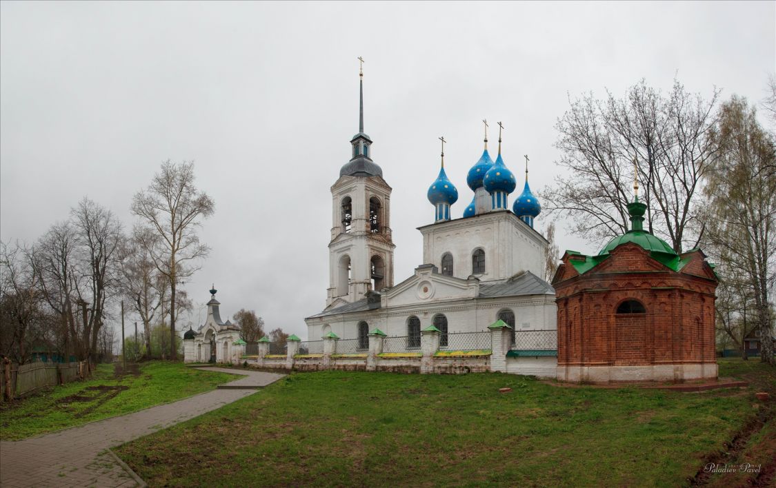 Аббакумцево. Церковь Благовещения Пресвятой Богородицы. фасады