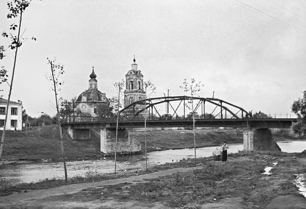 Михайлов. Церковь Рождества Пресвятой Богородицы. архивная фотография, Фото 1950-х гг.