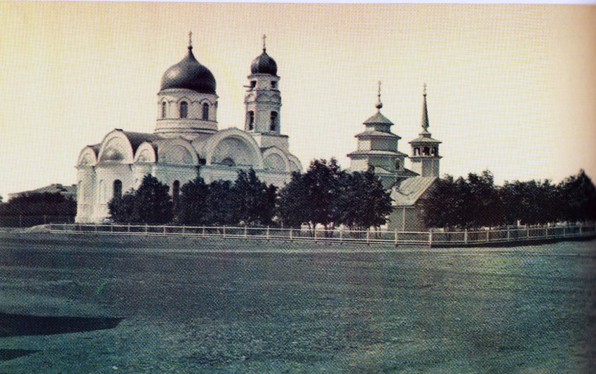 Терса. Церковь Богоявления Господня (деревянная). архивная фотография, Фото конца XIX в.Из книги