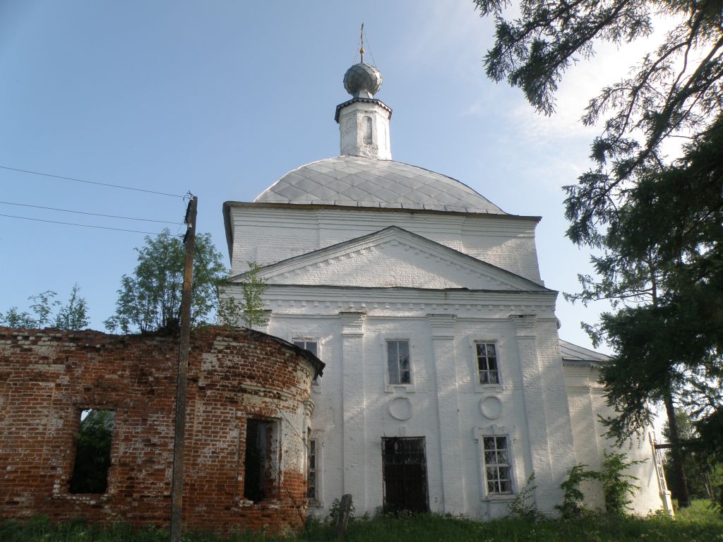 Церковь Преображения Господня, Красногорье (Макарьевский район, Костромская область). архитектурные детали