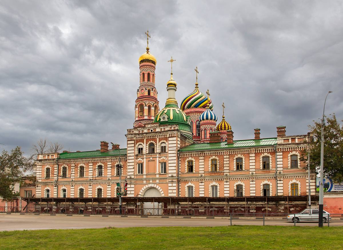 Вознесенский женский монастырь. Домовая церковь Антония Печерского, Тамбов (Тамбов, город, Тамбовская область). общий вид в ландшафте