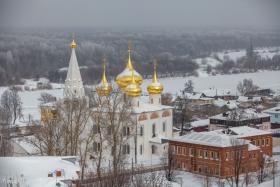 Гороховец. Храмовый комплекс. Собор Благовещения Пресвятой Богородицы и церковь Иоанна Предтечи