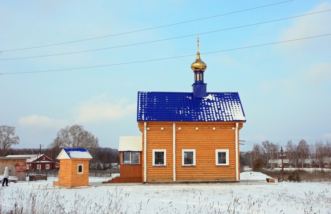 Цепели. Часовня Покрова Пресвятой Богородицы. фасады, Вид  юга