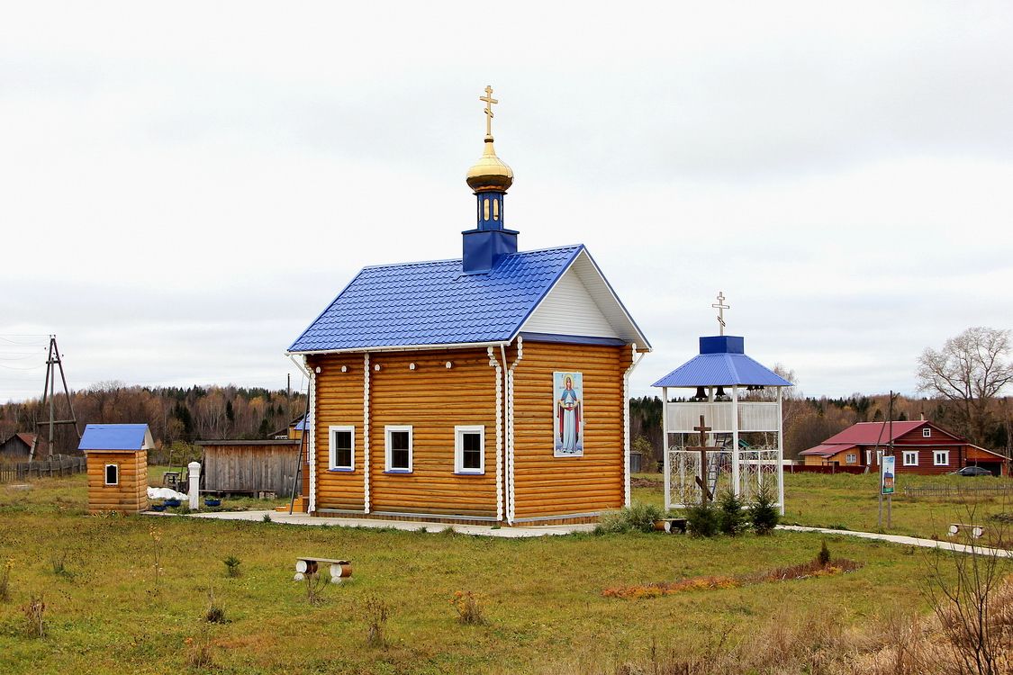 Часовня Покрова Пресвятой Богородицы, Цепели (Орловский район, Кировская область). фасады
