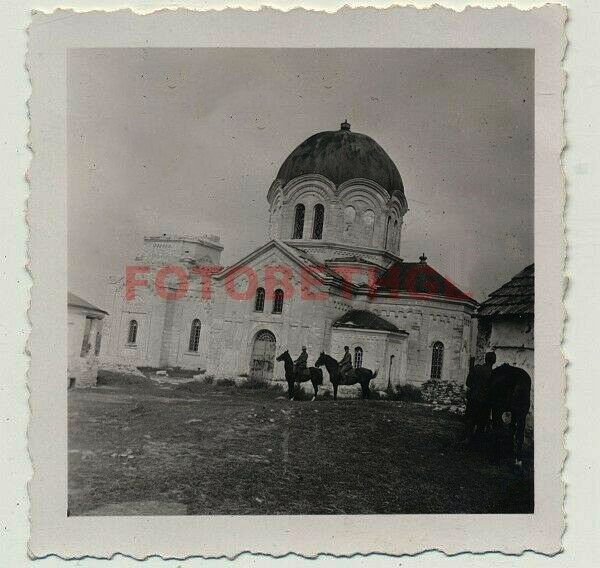 Староселье. Церковь Николая Чудотворца. архивная фотография, Фото 1942 г. с аукциона e-bay.de