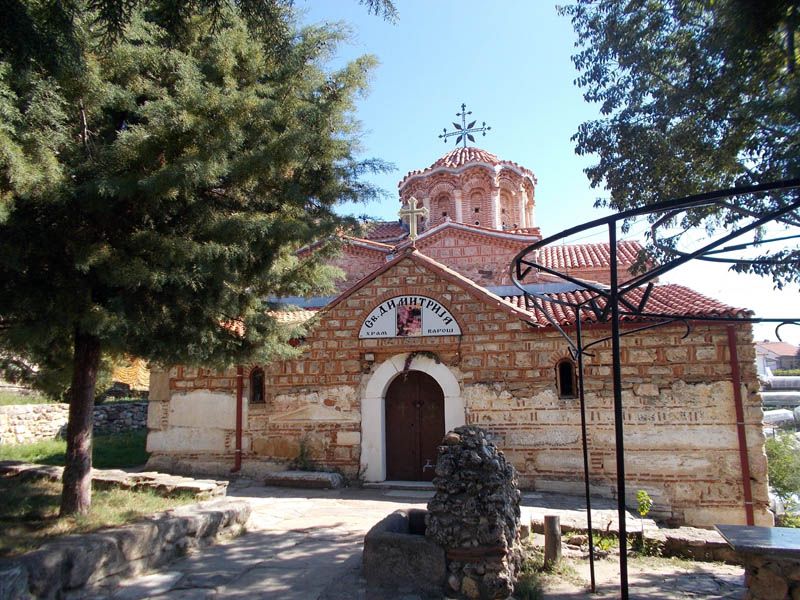 Прилеп. Церковь Димитрия Солунского. фасады, вид с запада