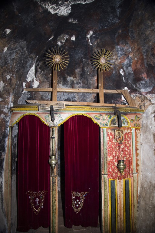 Радожда. Церковь Михаила Архангела. интерьер и убранство, алтарная часть церкви