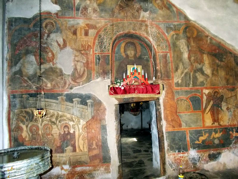 Параскевинский монастырь. Церковь Параскевы Сербской, Брайчино (Северная Македония, Прочие страны). интерьер и убранство