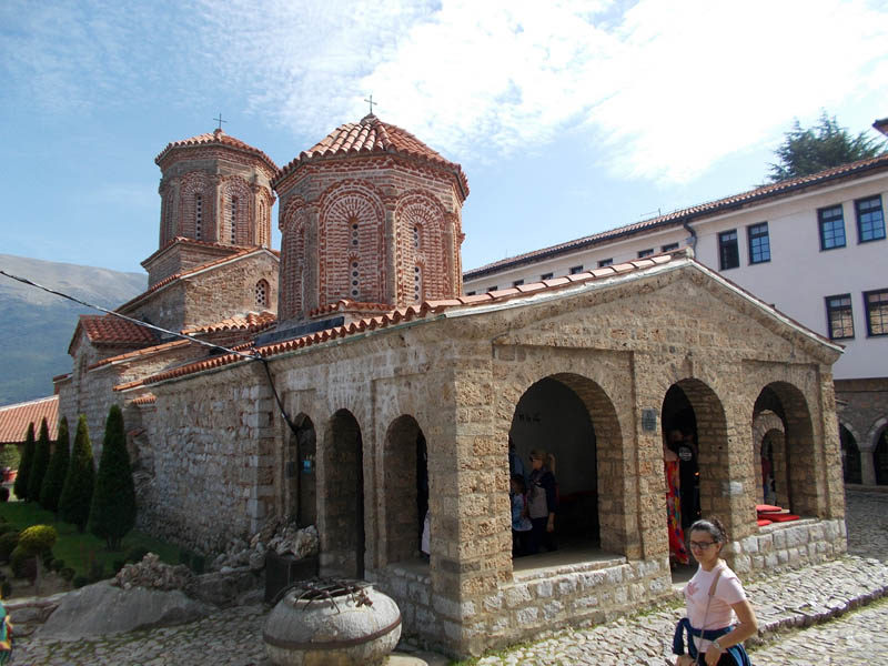 Свети Наум. Монастырь Наума Охридского. Церковь Михаила и Гавриила архангелов. фасады, вид с юго-запада
