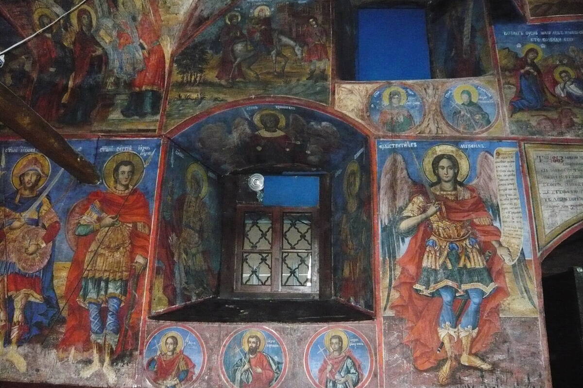 Церковь Успения Пресвятой Богородицы, Охрид (Северная Македония, Прочие страны). интерьер и убранство
