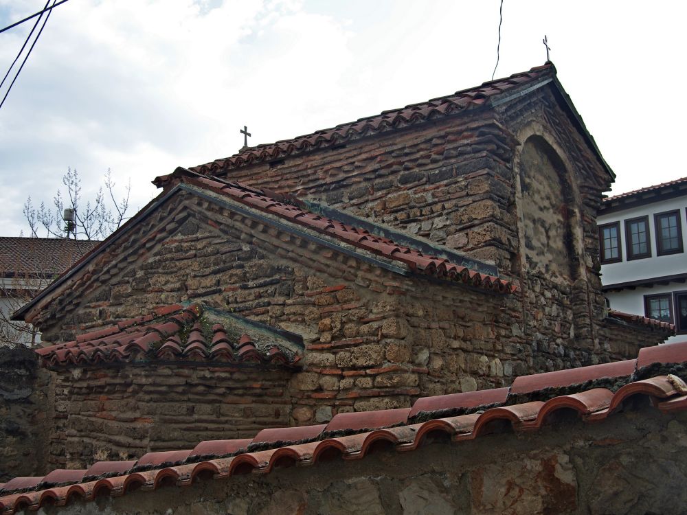 Охрид. Церковь Богородицы (Света Богородица Болничка). фасады
