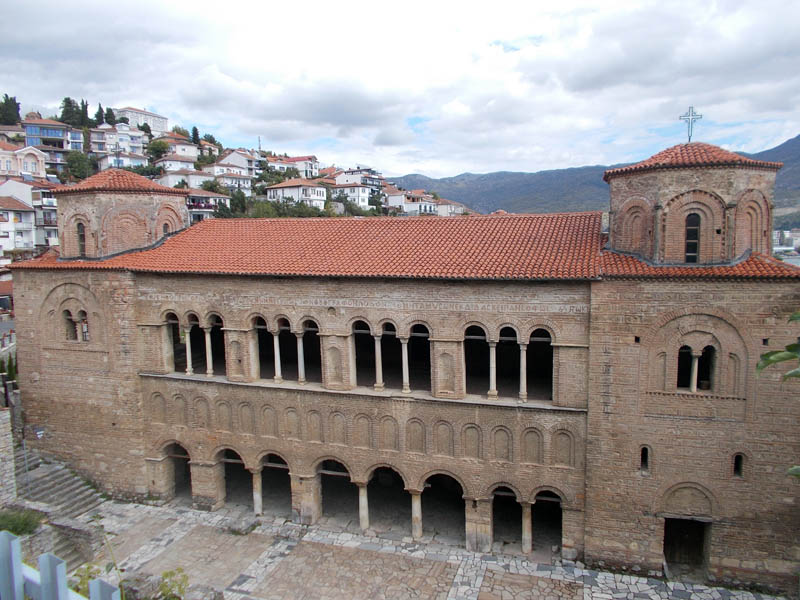 Охрид. Церковь Софии, Премудрости Божией. фасады, вид с запада