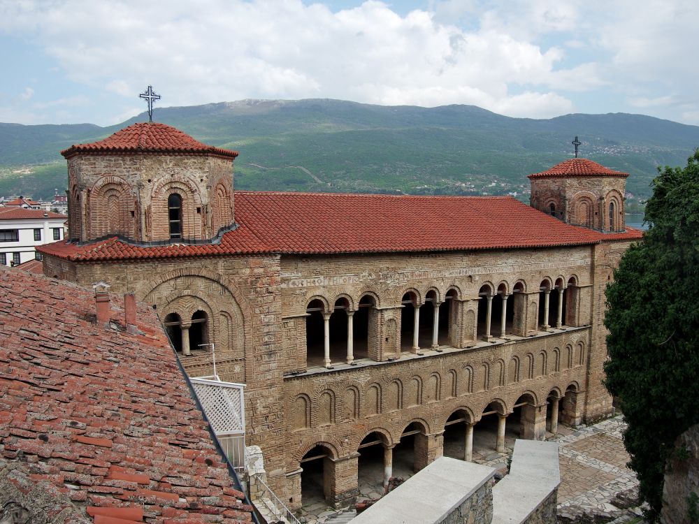 Охрид. Церковь Софии, Премудрости Божией. фасады, вид с запада