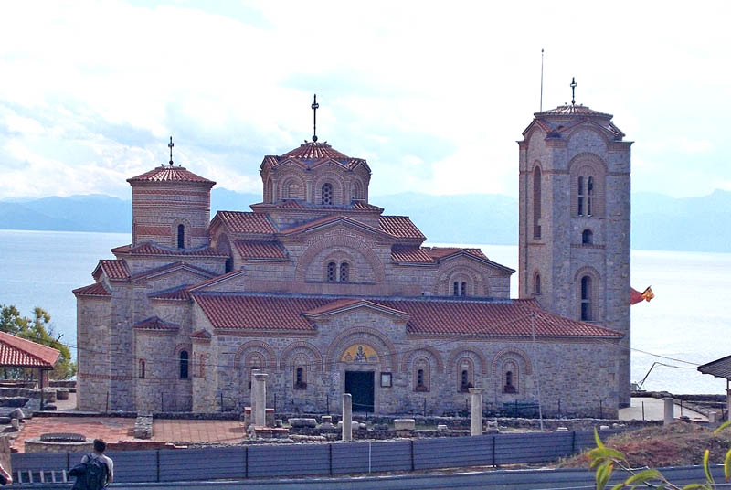 Охрид. Климентовский монастырь. Церковь Пантелеимона Целителя. фасады, вид с севера