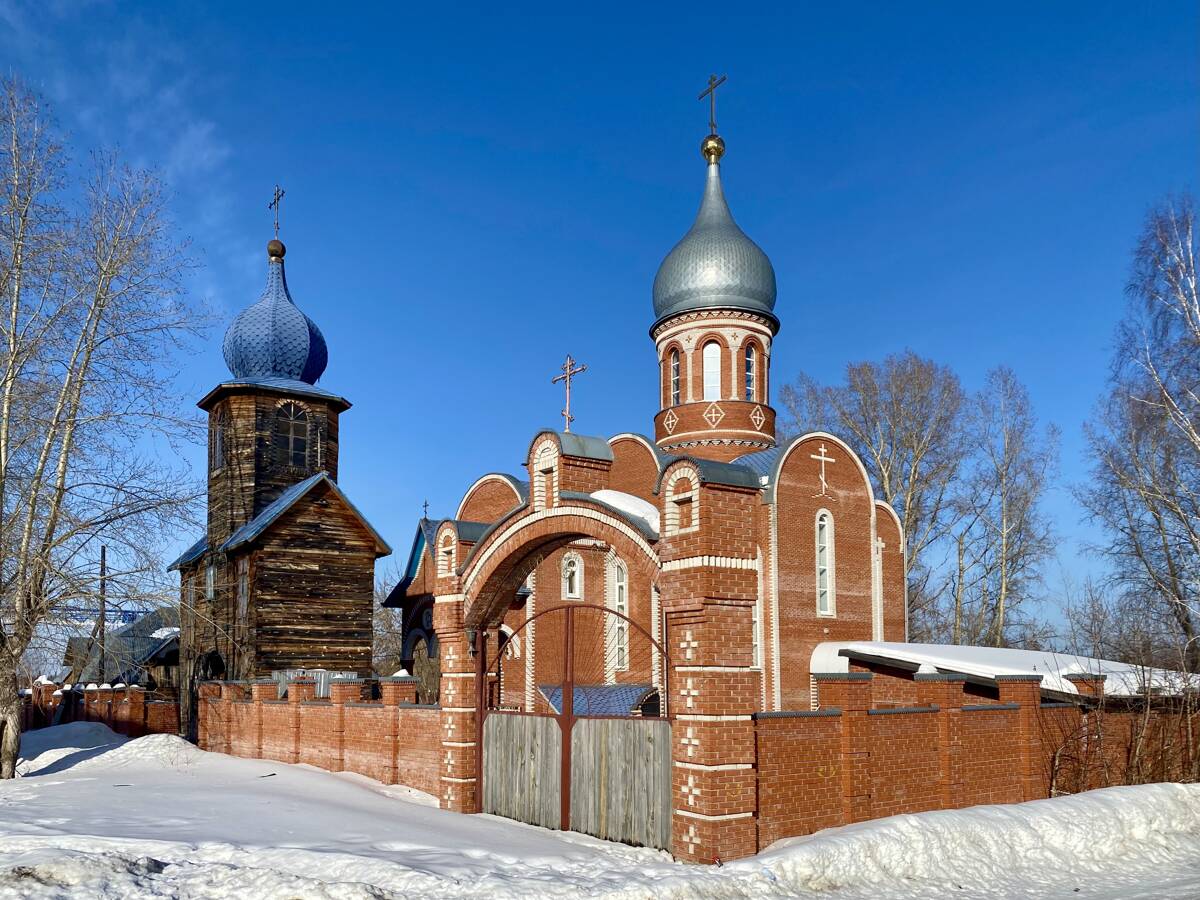 Церковь Покрова Пресвятой Богородицы, Моряковский Затон (Томский район, Томская область). фасады, Вид с ЮЗ