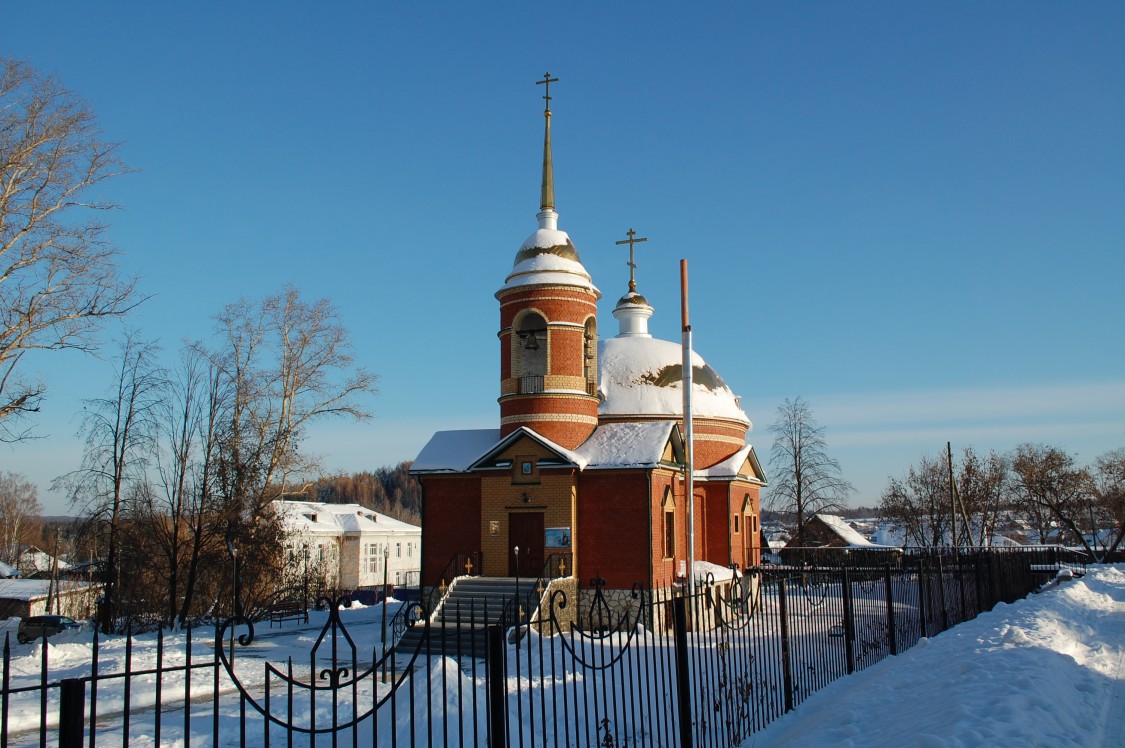 Уинское. Церковь Георгия Победоносца. фасады