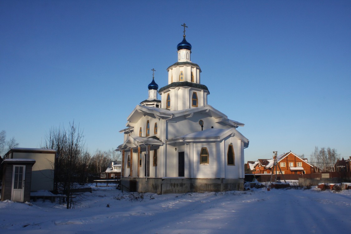 Церковь Сретения Господня, Афанасово (Мытищинский городской округ и гг. Долгопрудный, Лобня, Московская область). фасады