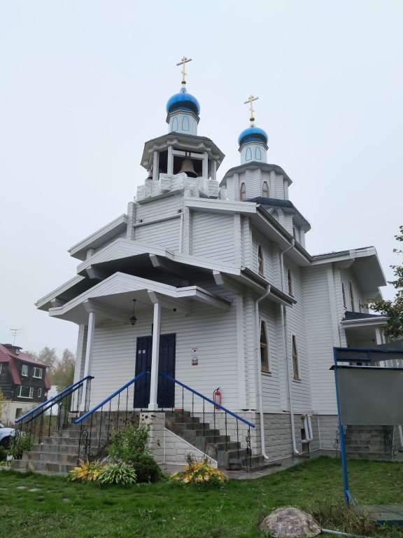 Церковь Сретения Господня, Афанасово (Мытищинский городской округ и гг. Долгопрудный, Лобня, Московская область). фасады