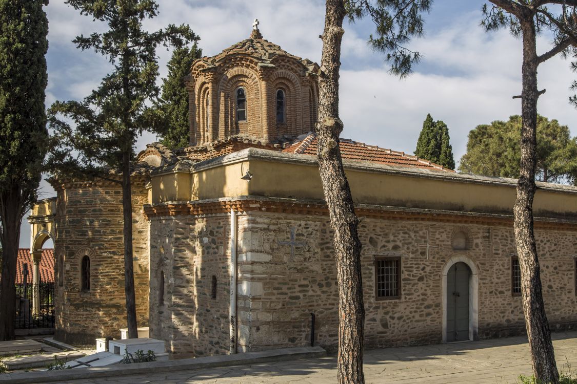 Салоники (Θεσσαλονίκη). Монастырь Влатадон. фасады, вид с северо-востока