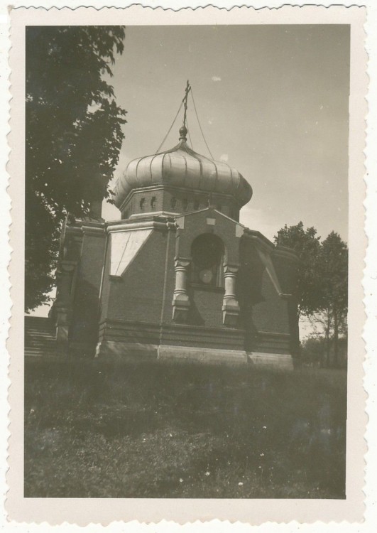 Лодзь. Кладбищенская церковь Успения Пресвятой Богородицы. архивная фотография, Фото 1941 г. с аукциона e-bay.de