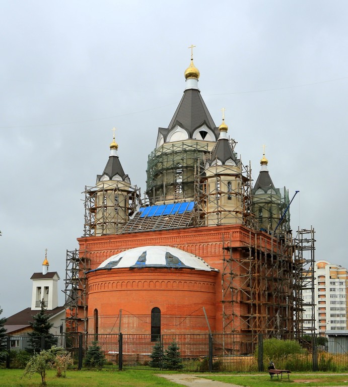 Церковь Александра Невского (строящаяся), Химки (Химкинский городской округ, Московская область). документальные фотографии