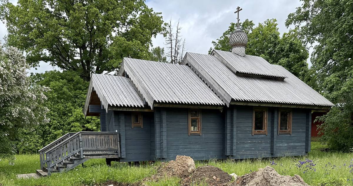 Южный фасад, фасады. Церковь Успения Пресвятой Богородицы (новая), Симбухово (Наро-Фоминский городской округ, Московская область)