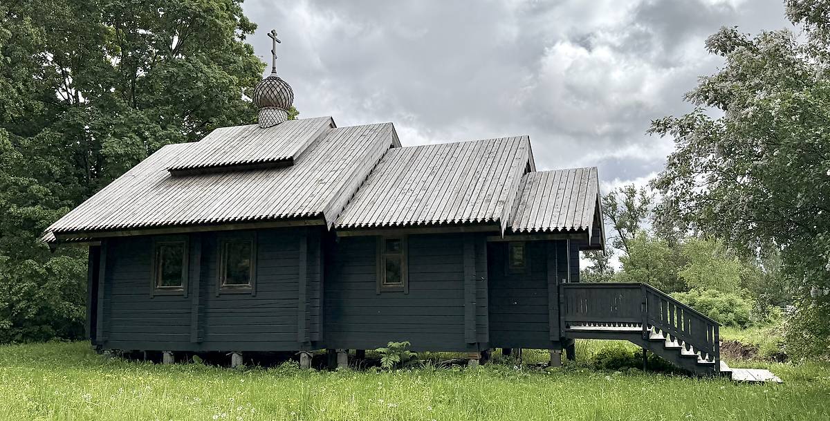 Северный фасад, фасады. Церковь Успения Пресвятой Богородицы (новая), Симбухово (Наро-Фоминский городской округ, Московская область)