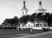 Церковь Преображения Господня, Подъем креста на Спасо-Преображенскую церковь. Фото из фондов Государственного исторического музея Южного Урала.<br>, Верхний Уфалей, Верхний Уфалей, город, Челябинская область