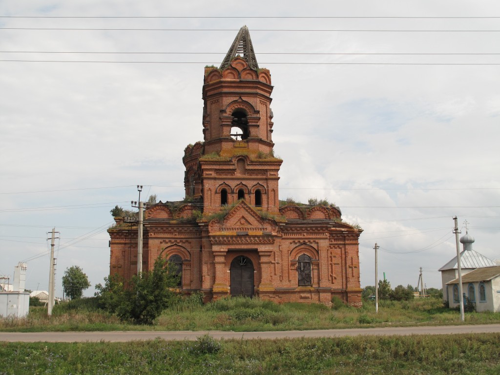 Кутьино. Церковь Николая Чудотворца (старая). фасады