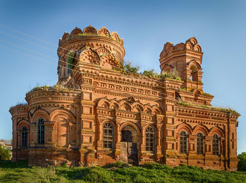 Кутьино. Церковь Николая Чудотворца (старая). фасады