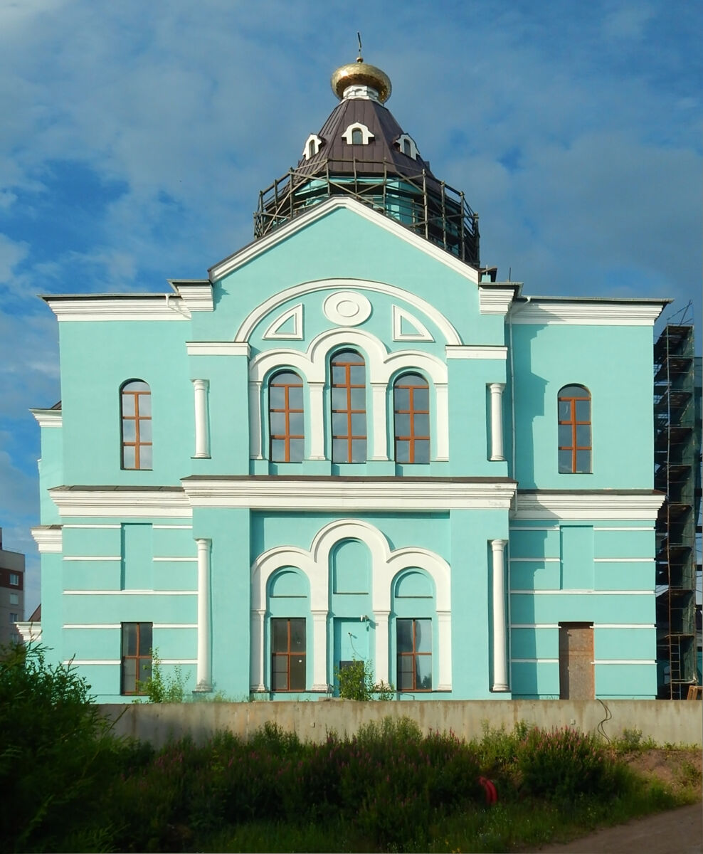 Церковь Успения Пресвятой Богородицы (строящаяся), Выборг (Выборгский район, Ленинградская область). фасады